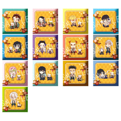 Demon Slayer: Kimetsu no Yaiba Kyojuro Rengoku & Others Trading Cushion Badge Rascal All 13 Types Set Buttons [USED]