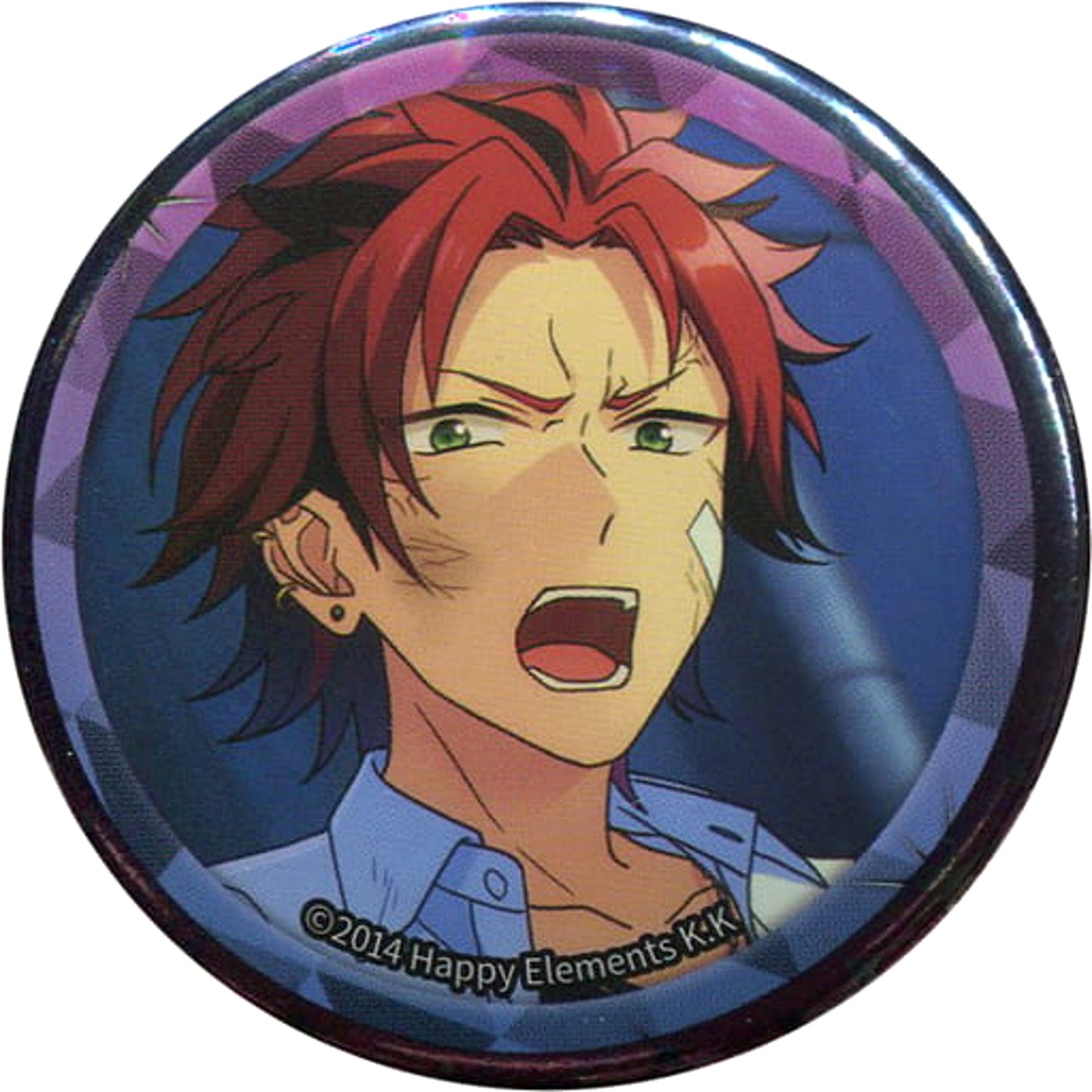 Ensemble Stars! Kuro Kiryu Uniform Character Badge Collection Tsuioku Ryusei no Kagaribi Buttons [USED]