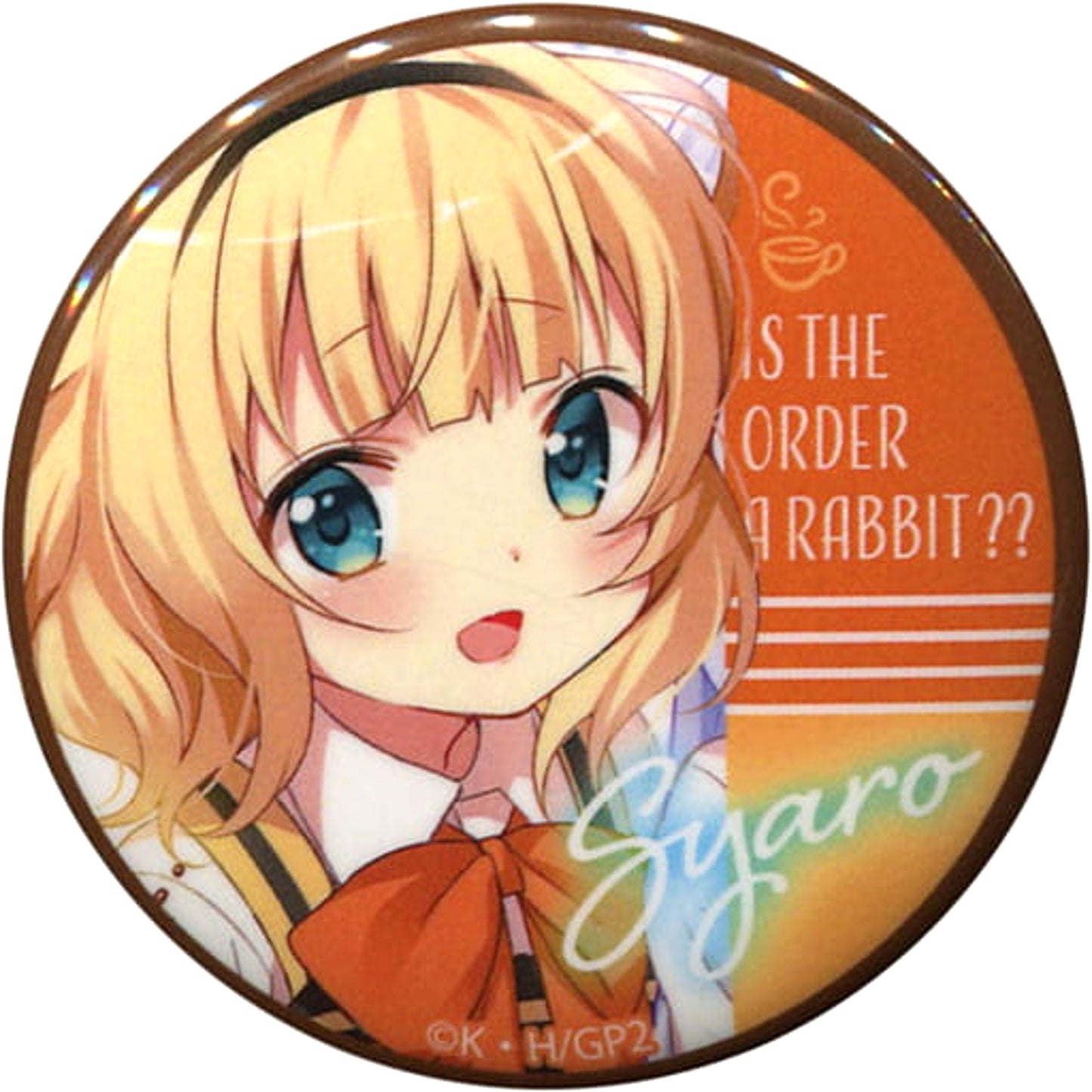 Is the Order a Rabbit? Regene Play Rabbits Syaro Original Select Blind Packaged Can Badge Vol.2 Buttons [USED]