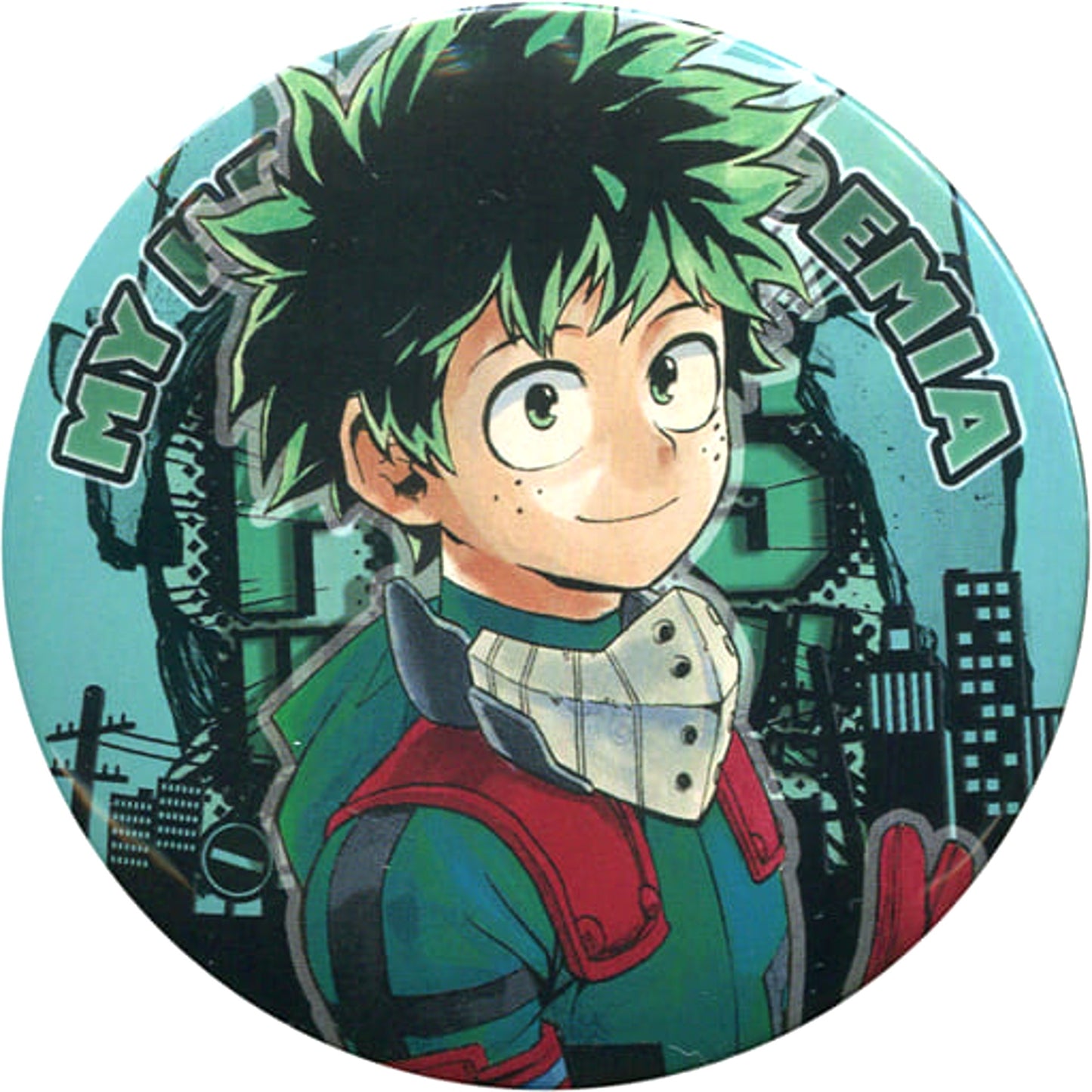 Izuku Midoriya Facing Right My Hero Academia Collection Button Part 4 [USED]