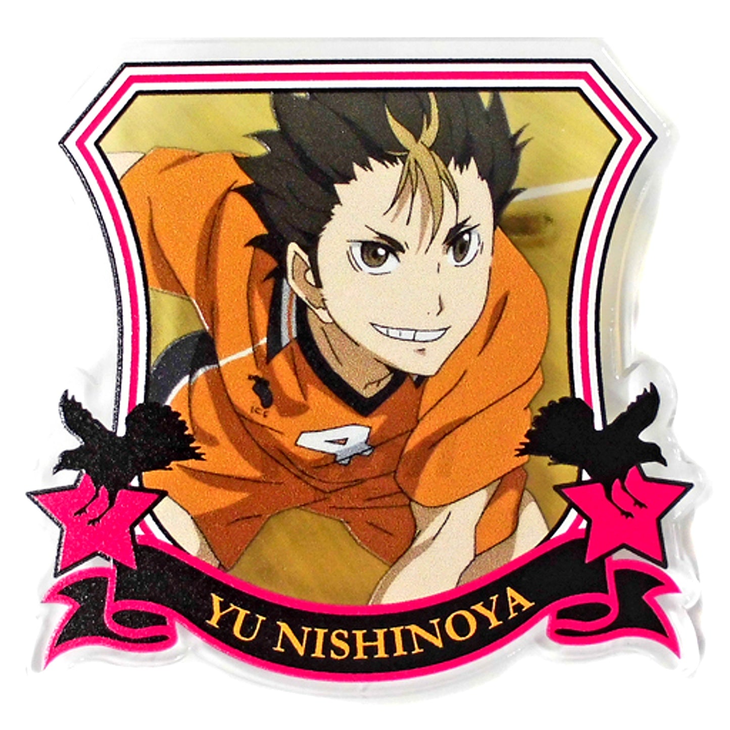 Yu Nishinoya Haikyu!! Acrylic Button Collection Famous Scene Ver. Jump Festa 2016 Goods [USED]