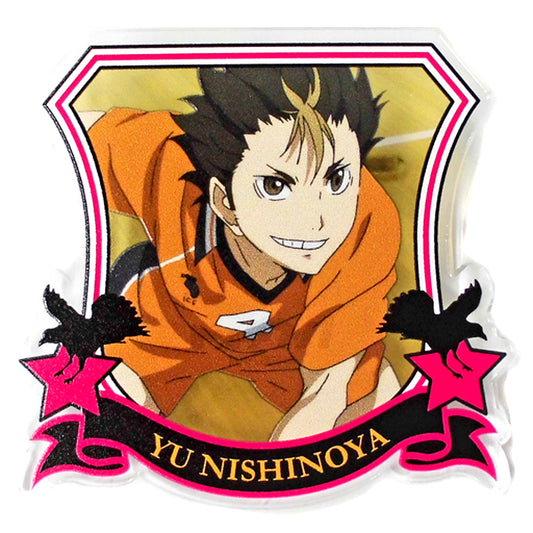 Yu Nishinoya Haikyu!! Acrylic Button Collection Famous Scene Ver. Jump Festa 2016 Goods [USED]