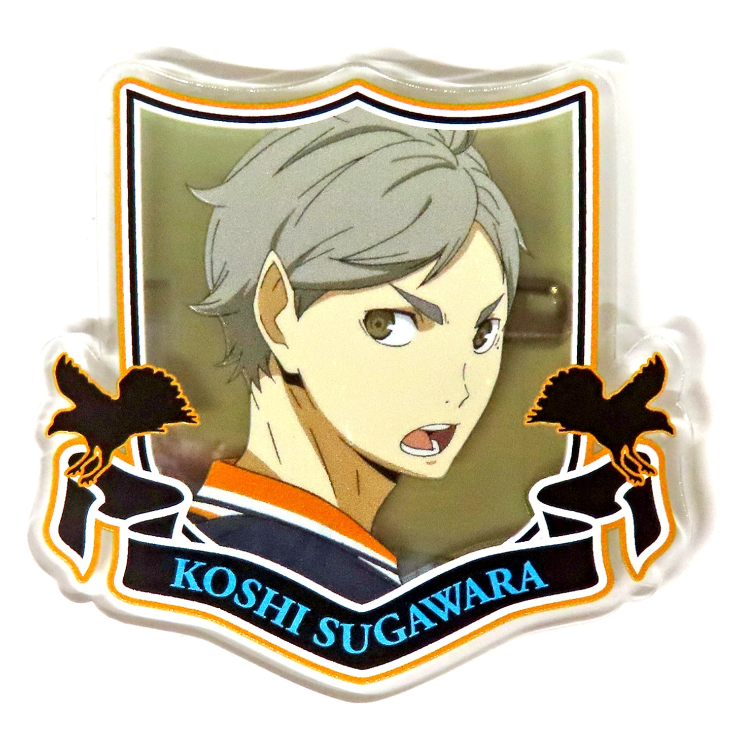 Koshi Sugawara Haikyu!! Acrylic Badge Collection Famous Scene Ver. Jump Festa 2016 Goods [USED]
