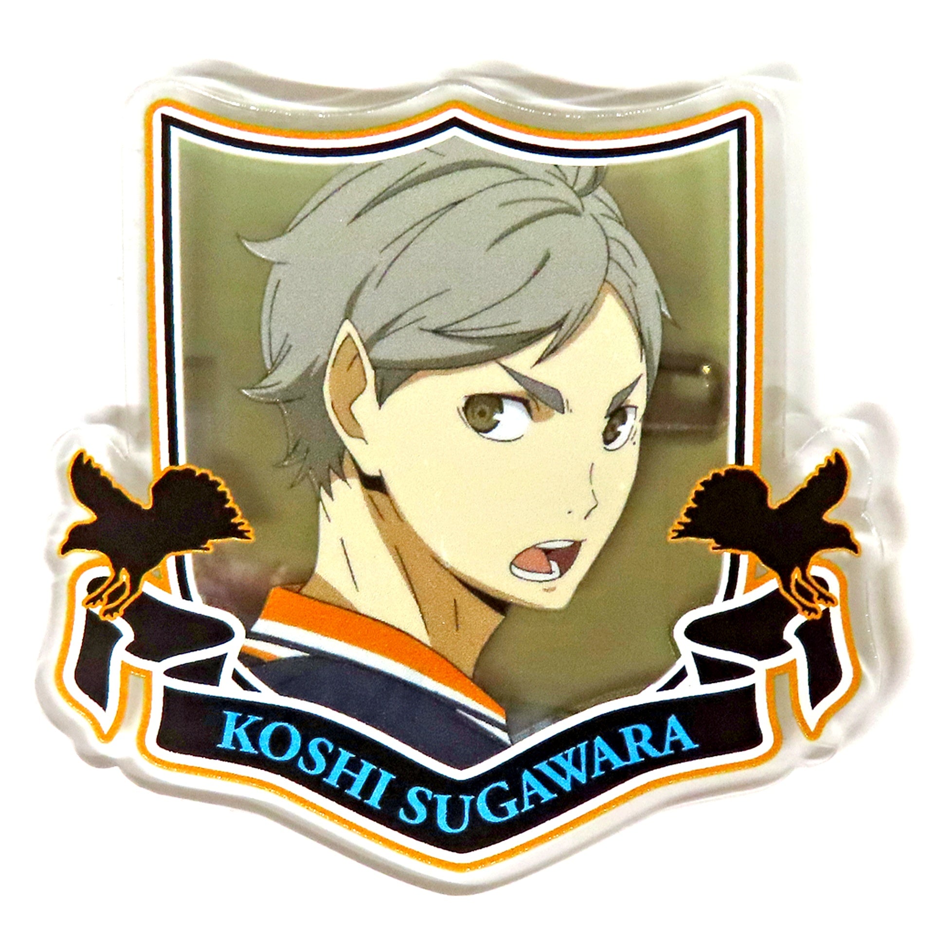Koshi Sugawara Haikyu!! Acrylic Badge Collection Famous Scene Ver. Jump Festa 2016 Goods [USED]