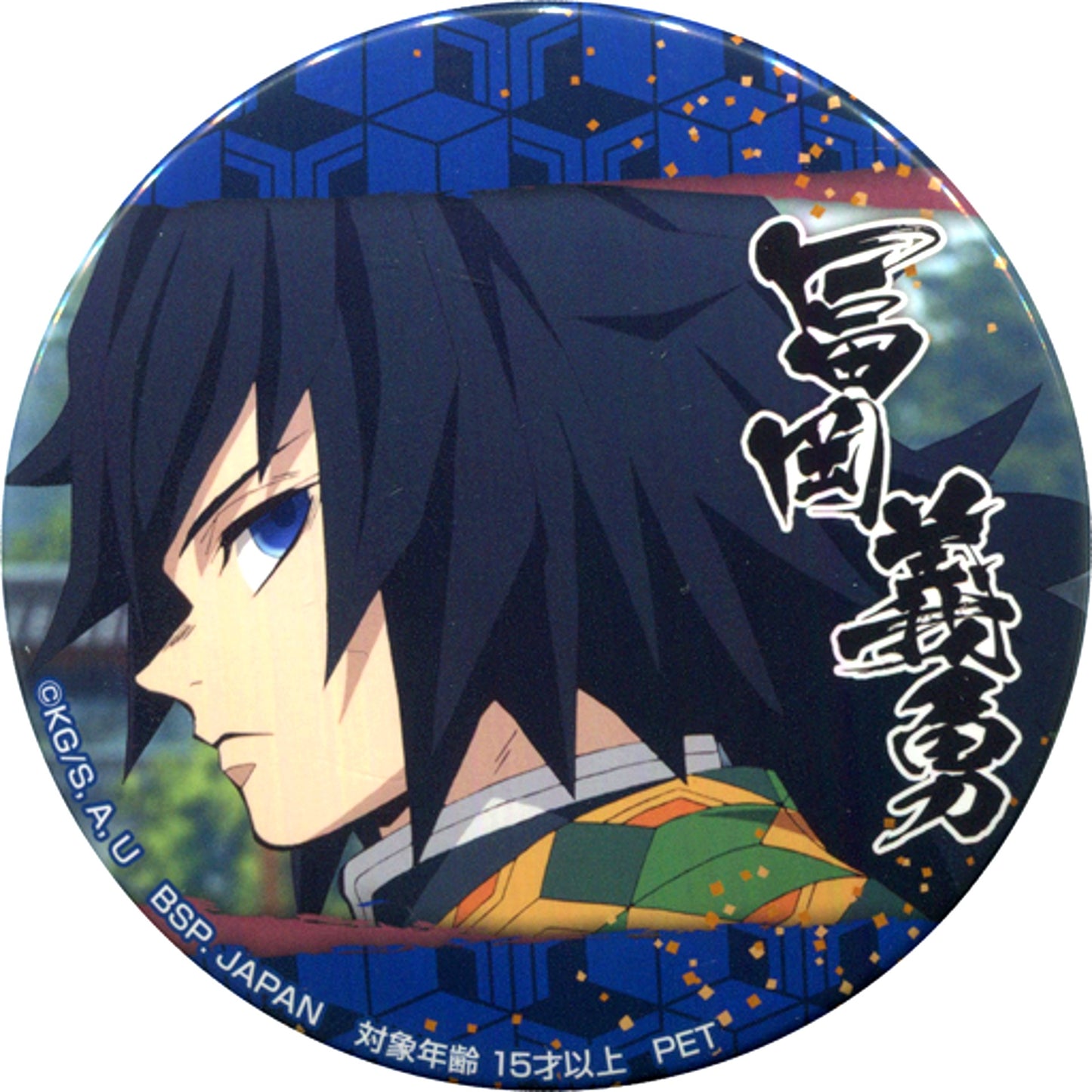 Giyu Tomioka Demon Slayer: Kimetsu no Yaiba Variety Button [USED]