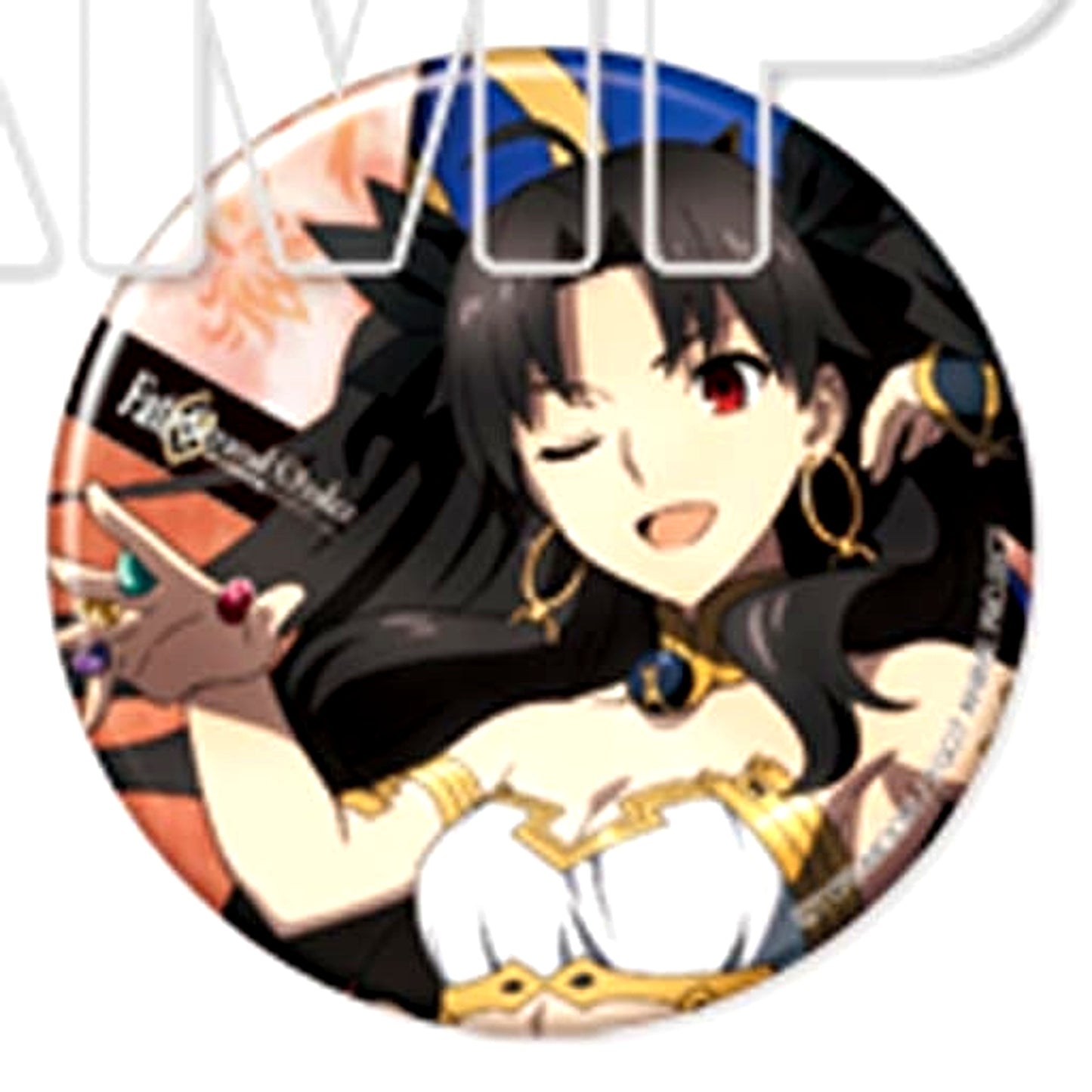 Fate/Grand Order Ishtar Absolute Demonic Front Babylonia Trading Big Can Badge [USED]