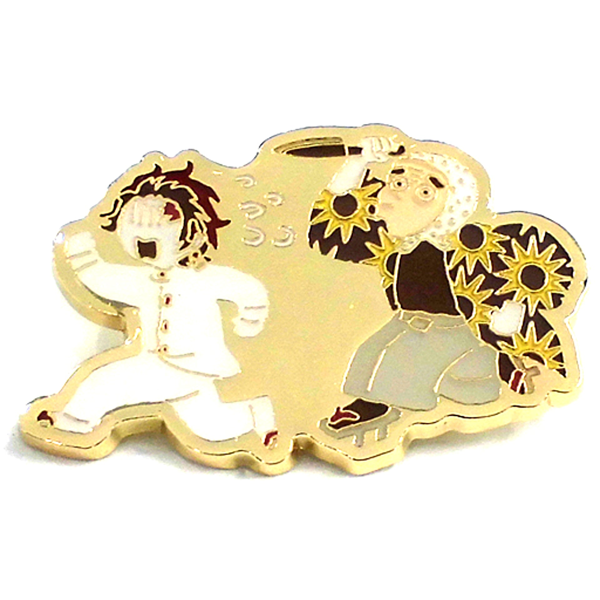 Tanjiro Kamado & Hotaru Haganezuka Demon Slayer: Kimetsu no Yaiba Pins Collection Yuru Palette Part 1 [USED]