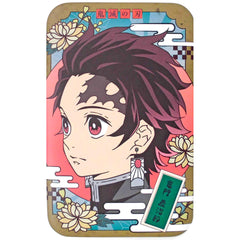 Demon Slayer: Kimetsu no Yaiba Tanjiro Kamado Winning Lottery Big Size Marukaku Badge Jump Festa 2020 Limited Buttons [USED]