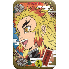 Demon Slayer: Kimetsu no Yaiba Kyojuro Rengoku Winning Lottery Big Size Marukaku Badge Jump Festa 2020 Limited Buttons [USED]
