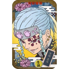 Demon Slayer: Kimetsu no Yaiba Tengen Uzui Winning Lottery Big Size Marukaku Badge Jump Festa 2020 Limited Buttons [USED]
