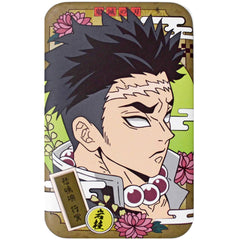 Demon Slayer: Kimetsu no Yaiba Gyomei Himejima Winning Lottery Big Size Marukaku Badge Jump Festa 2020 Limited Buttons [USED]