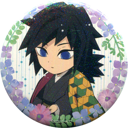 Giyu Tomioka Holo Demon Slayer Kimetsu no Yaiba ufotable cafe Rainy Season Event Illustration Random 56mm Button Group A [USED]