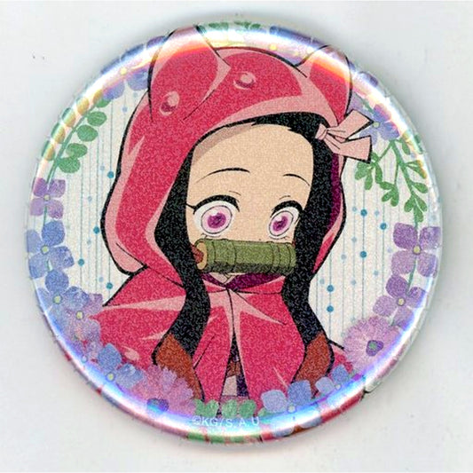 Nezuko Kamado Holo Demon Slayer Kimetsu no Yaiba ufotable cafe Rainy Season Event Illustration Random 56mm Button Group B [USED]
