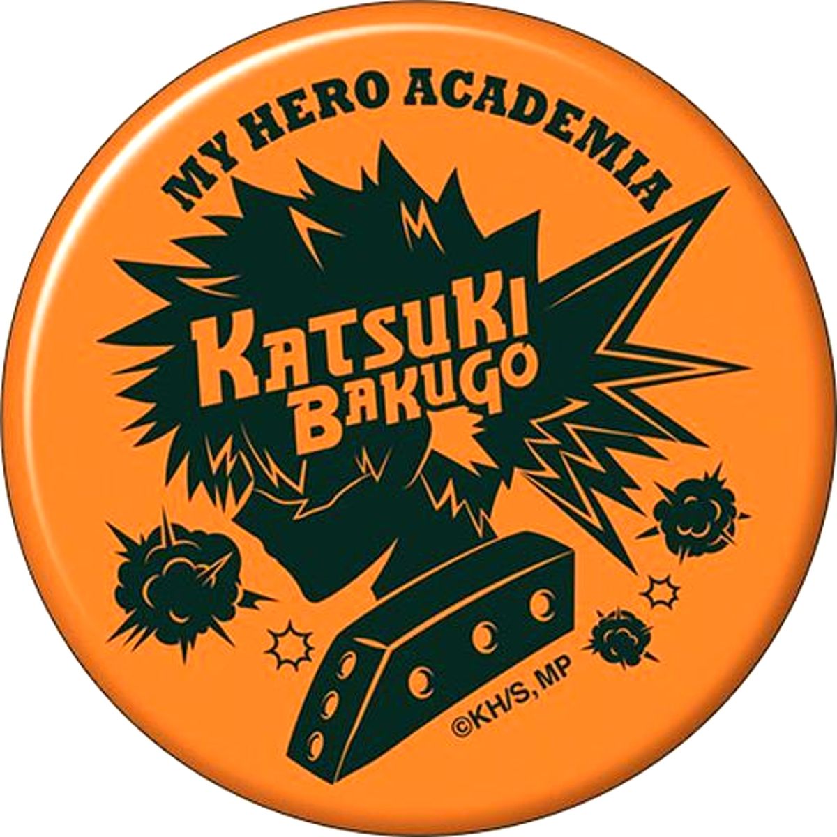 Katsuki Bakugo My Hero Academia Chara Badge Collection Hero T-Shirt vol.5 [USED]