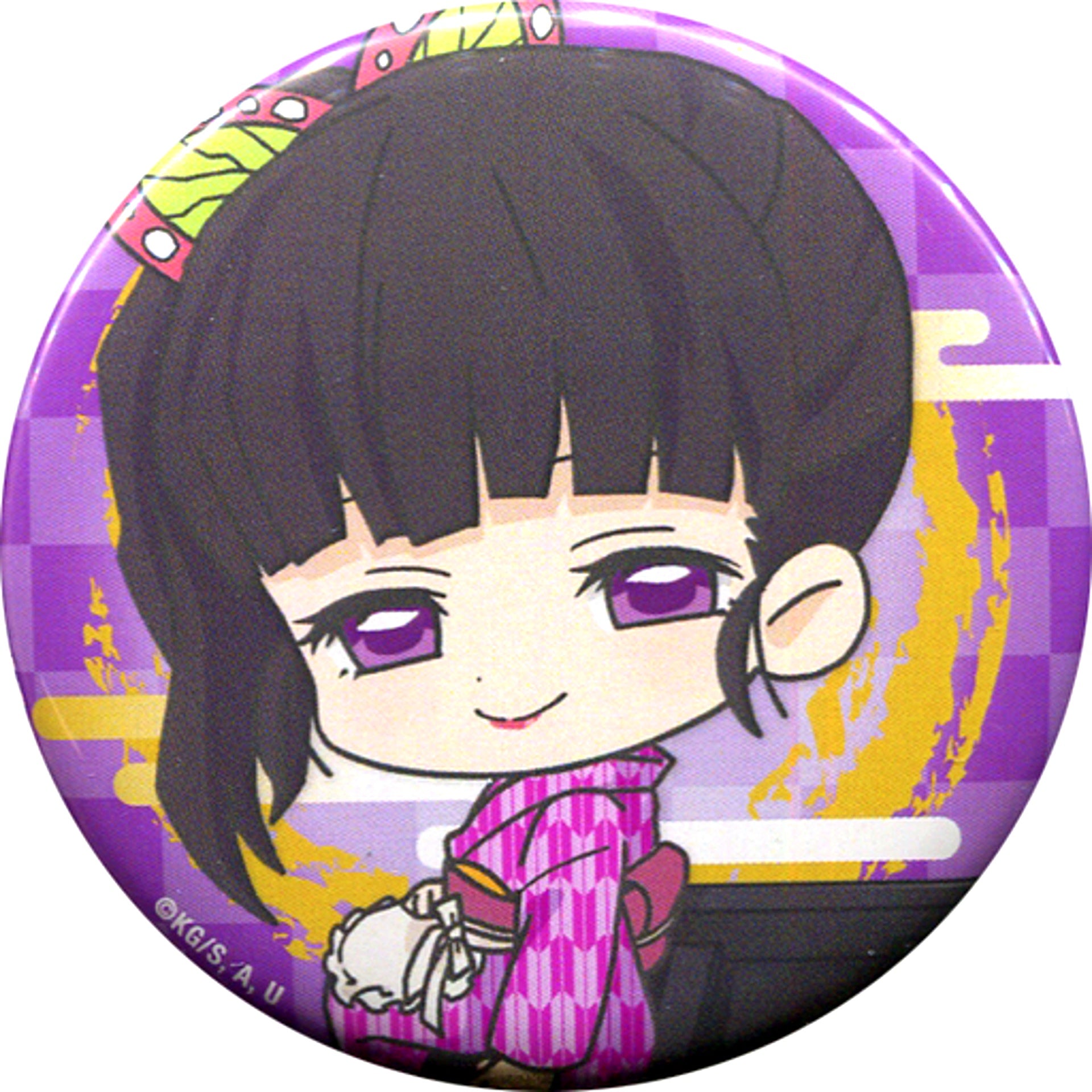 Kanao Tsuyuri Demon Slayer: Kimetsu no Yaiba Mini Character Button CharaDri!! [USED]