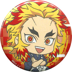 Demon Slayer: Kimetsu no Yaiba Kyojuro Rengoku Mini Character Can Badge Charadri!! Limited Buttons [USED]