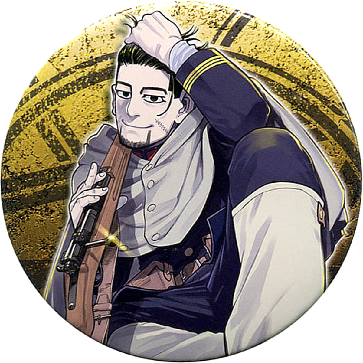 Golden Kamuy Hyakunosuke Ogata Collection Can Badge Part 1 Buttons [USED]
