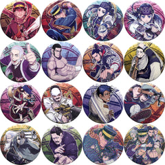 Golden Kamuy Hyakunosuke Ogata & Others Collection Can Badge Part 1 All 16 Types Set Buttons [USED]