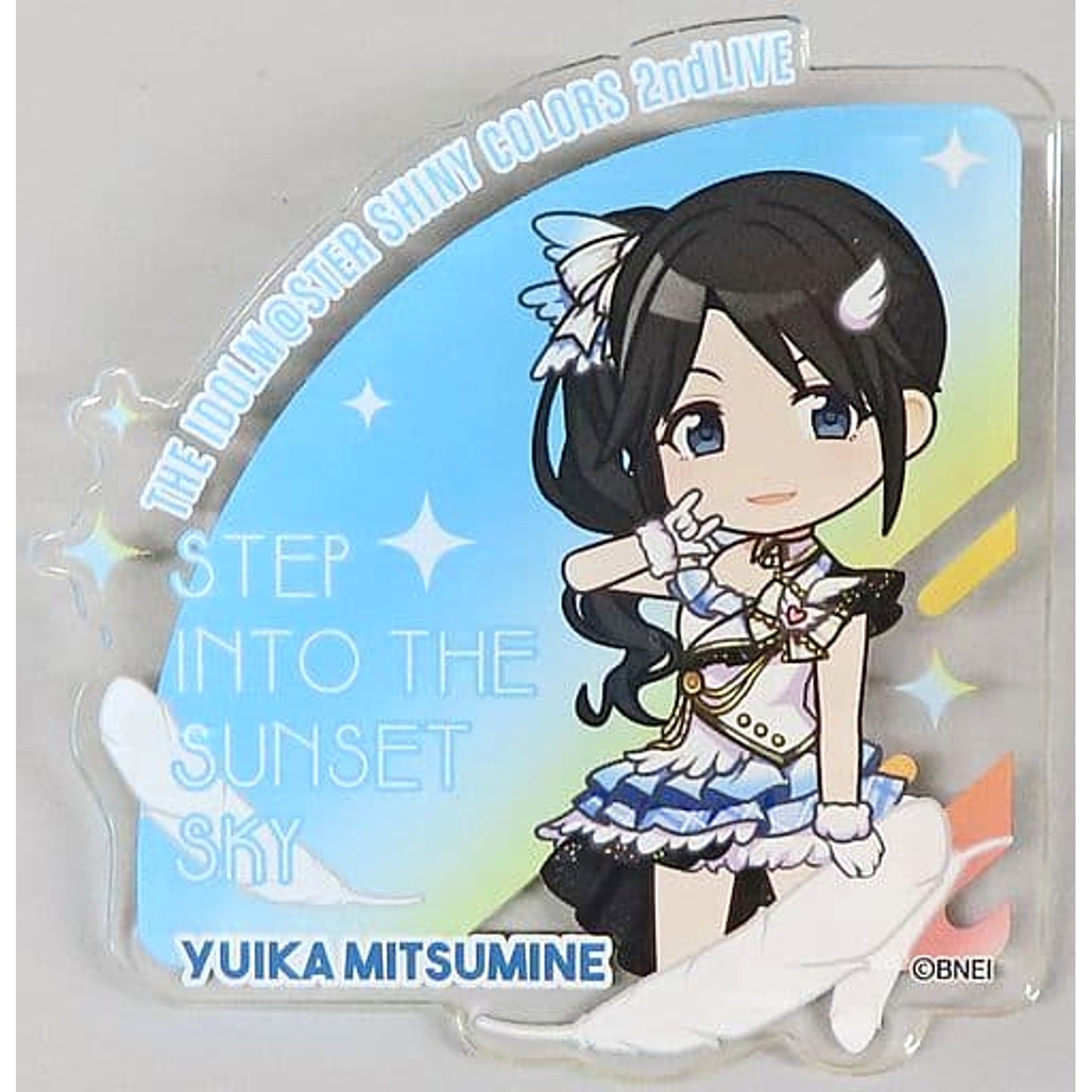 Yuika Mitsumine 2nd Live Ver. THE IDOLM@STER Shiny Colors Official Produce Badge 2nd Live Step Into The Sunset Sky Limited [USED]