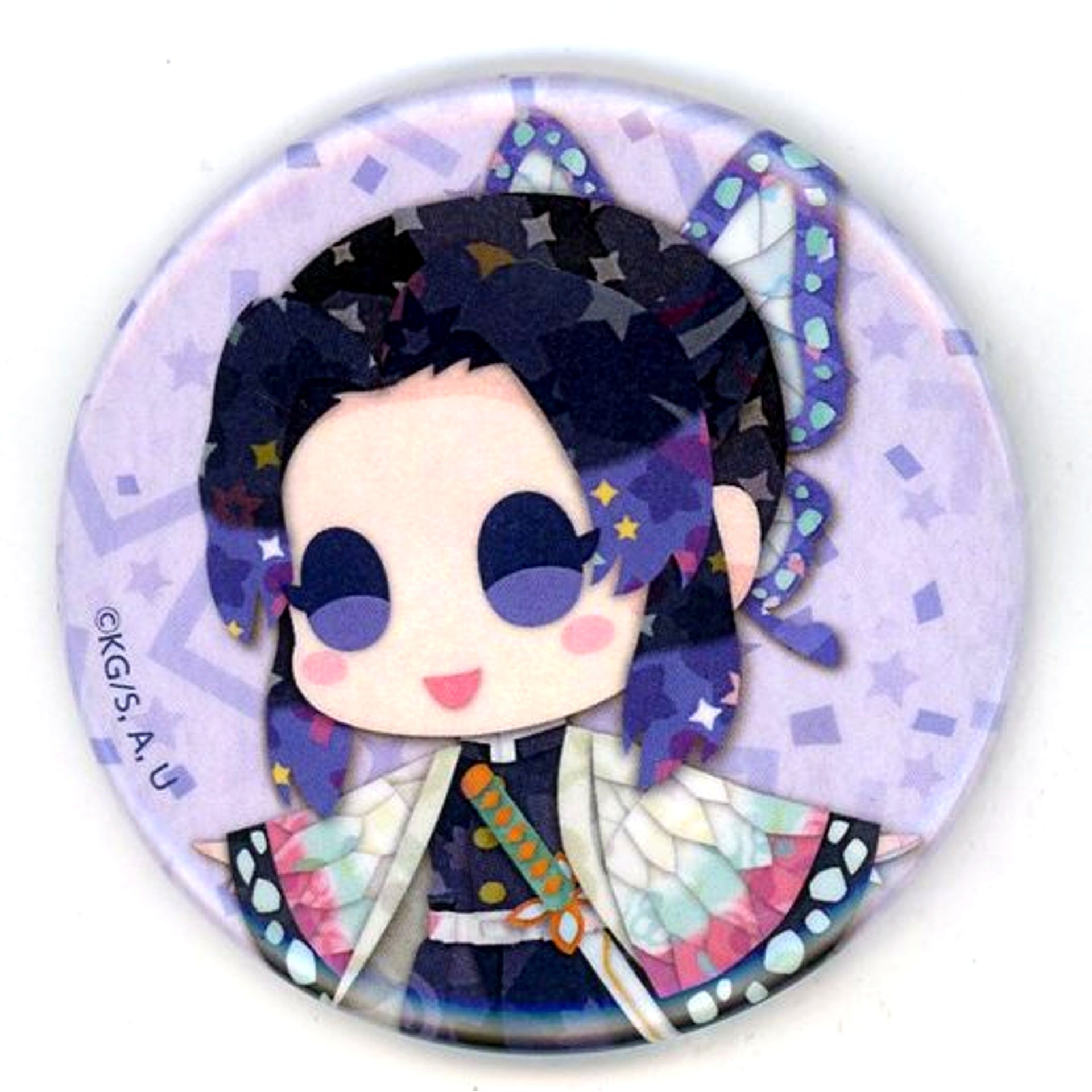 Shinobu Kocho Mini Demon Slayer: Kimetsu no Yaiba Button Don Quijote [USED]