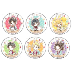 Attack on Titan Ellen Yeager & Others Can Badge Easter Ver. Graph Art Design All 6 Types Set Buttons [USED]