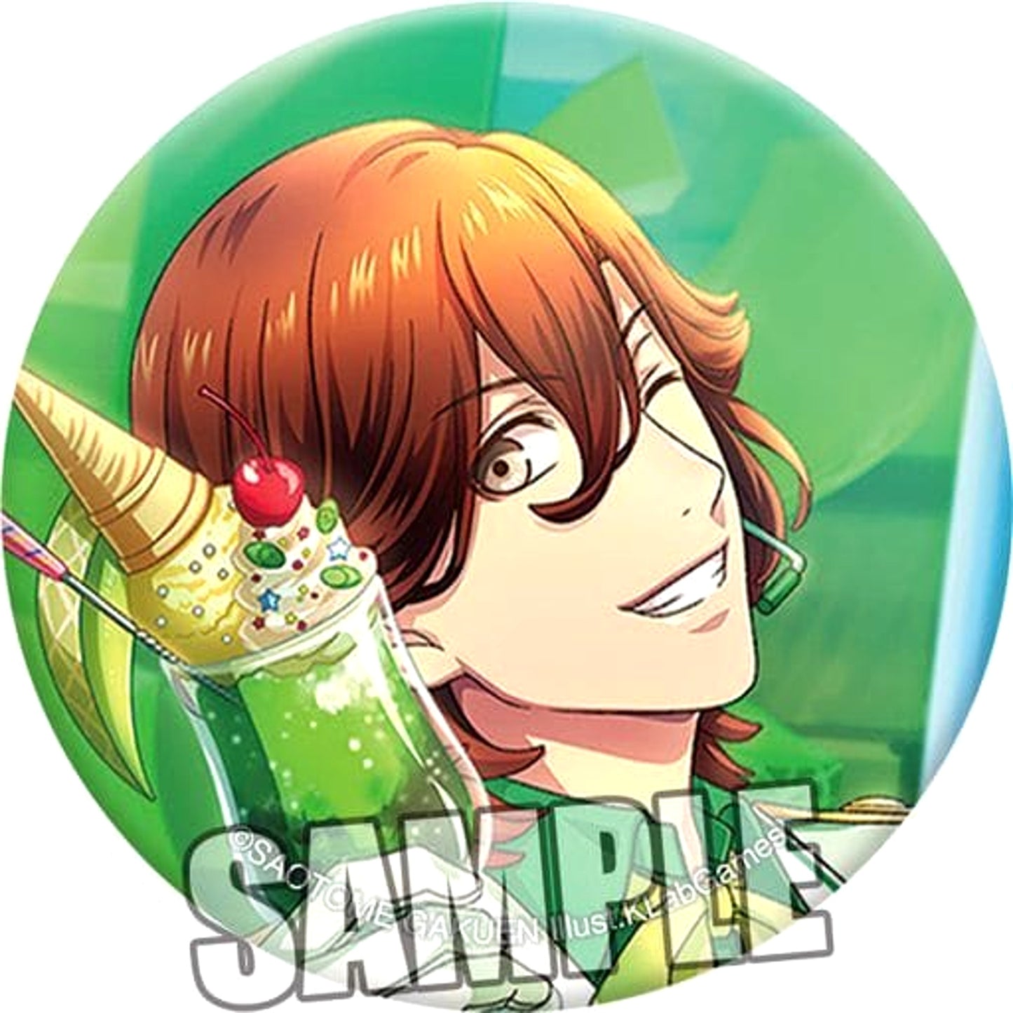 Uta no Prince Sama Shining Live Reiji Kotobuki Trading Can Badge Yokubari Fruits a La Mode Another Shot Ver. Buttons [USED]