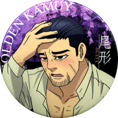 Golden Kamuy Hyakunosuke Ogata Newly Drawn Secret Can Badge Cherry Blossom Festival Pop Up Shop in Shibuya Marui Limited Buttons [USED]
