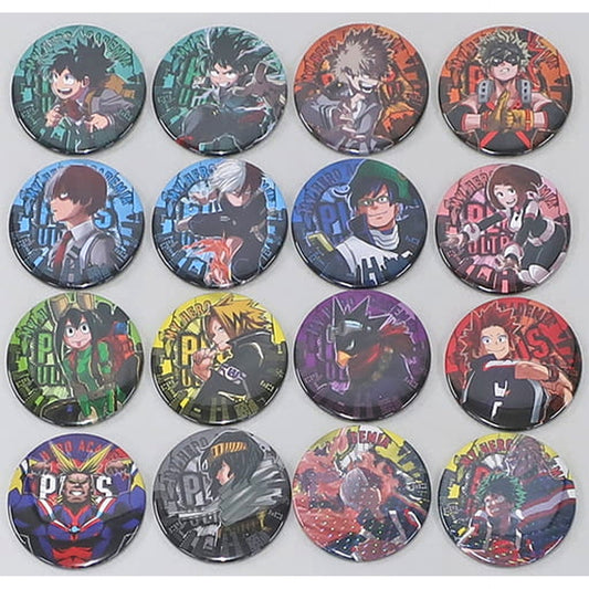 My Hero Academia Izuku Midoriya & Others Trading Collection Can Badge All 16 Types Set Buttons [USED]