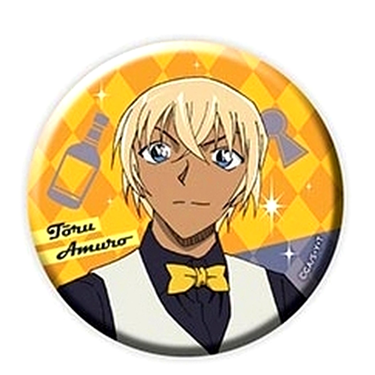 Toru Amuro Detective Conan Button Plus American Oldies Ver. [USED]
