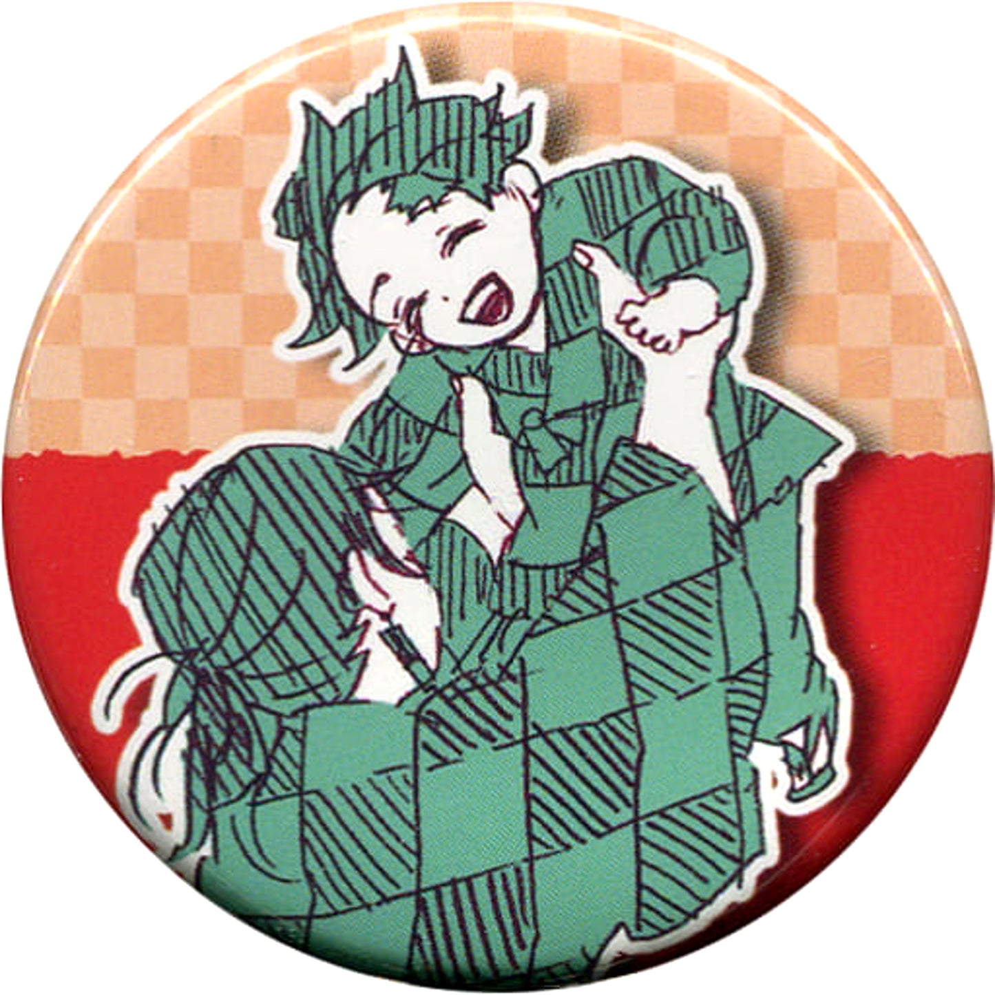 Tanjiro Kamado Up, Up, high! Demon Slayer: Kimetsu no Yaiba Collection Button Petite Childhood [USED]