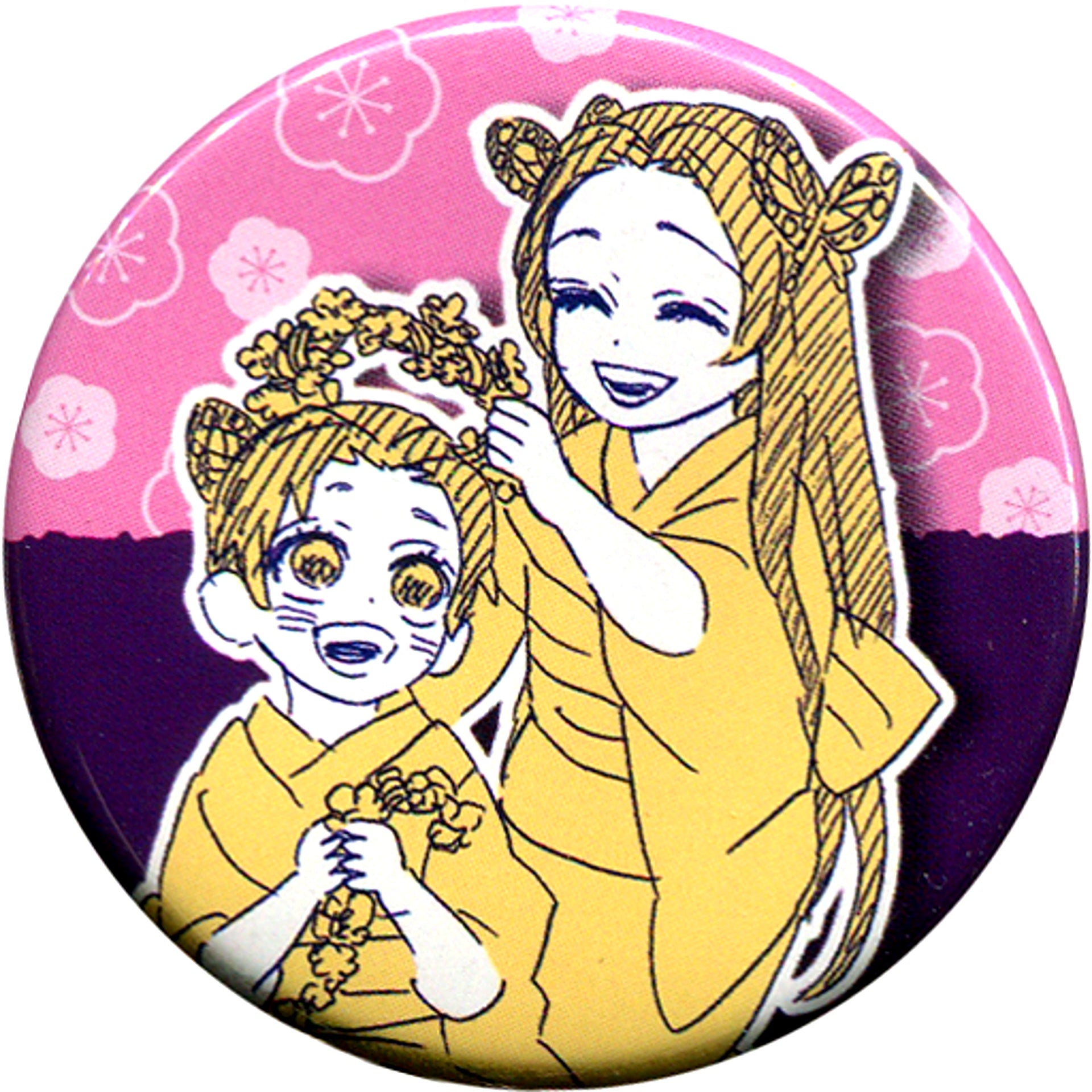 Shinobu Kocho & Kanae Kocho Demon Slayer Kimetsu no Yaiba Collection Button Petit Childhood [USED]