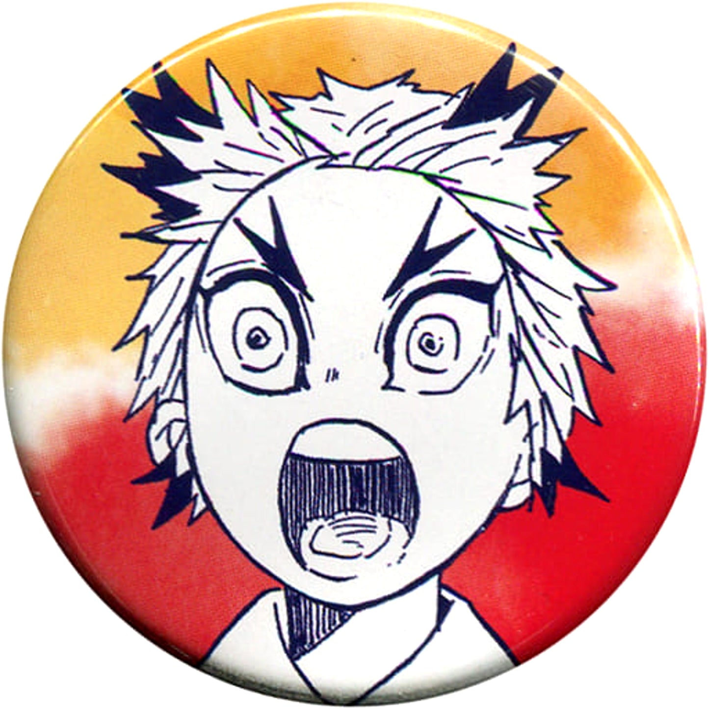 Kyojuro Rengoku Demon Slayer: Kimetsu no Yaiba Collection Button Petite Childhood [USED]