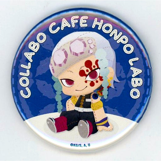 Tengen Uzui Demon Slayer: Kimetsu no Yaiba Mini Character Button COLLABO CAFE HONPO LABO [USED]