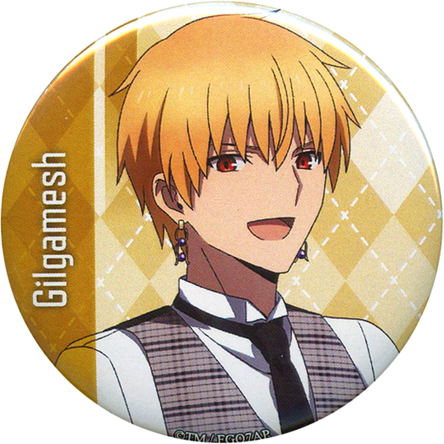 Gilgamesh Fate/Grand Order Absolute Demonic Front Babylonia Trading Button SWEETS PARADISE [USED]