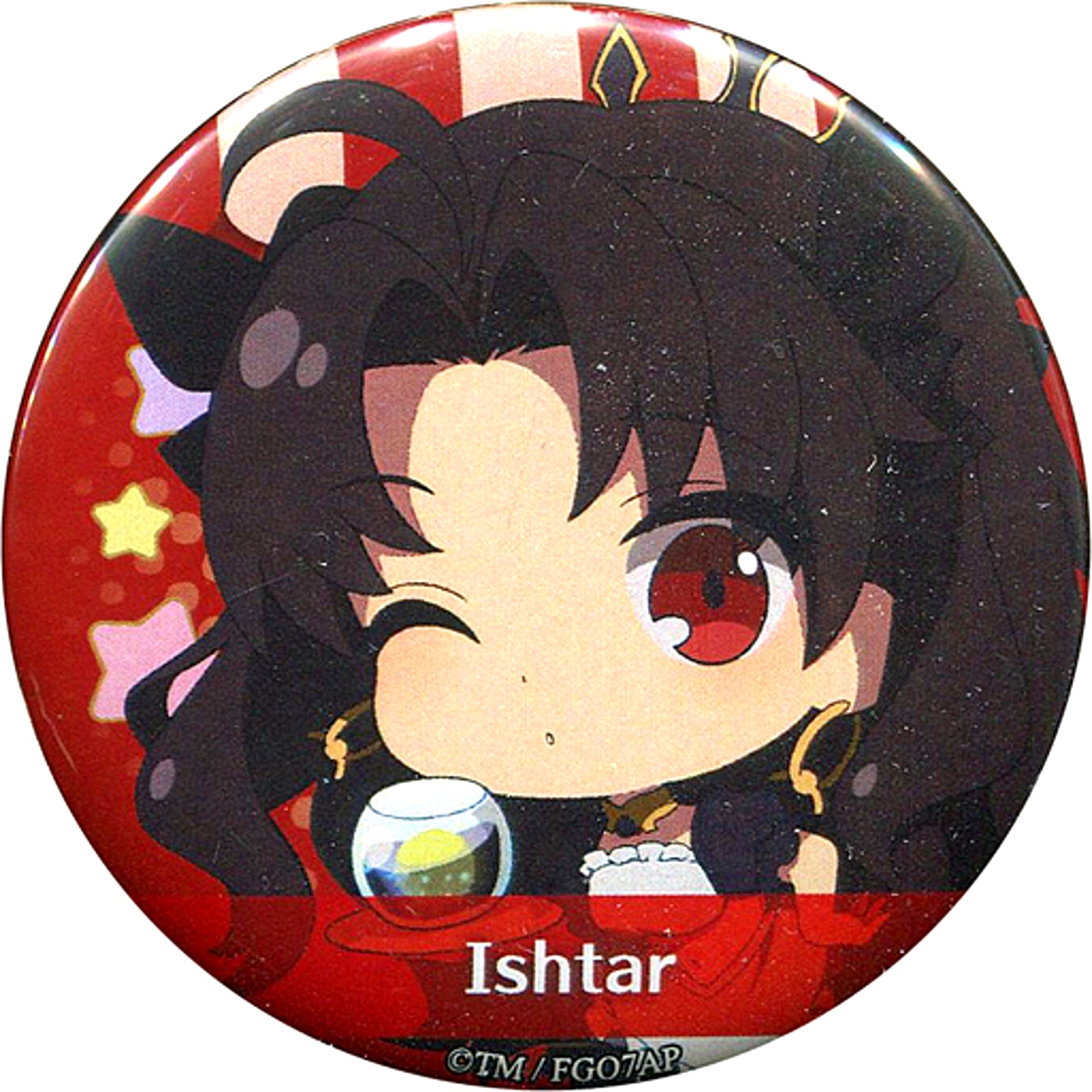 Ishtar Fate/Grand Order Absolute Demonic Front Babylonia Trading Button Mini Character Ver. SWEETS PARADISE [USED]
