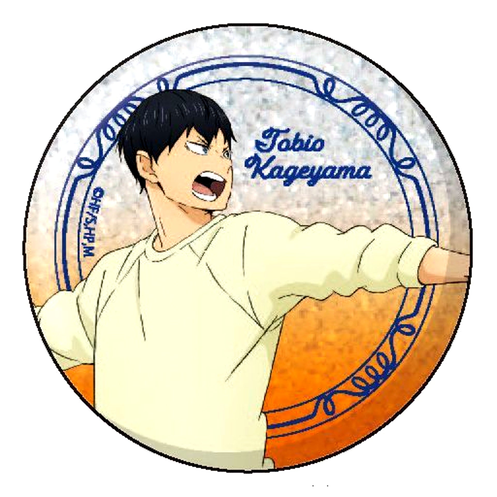Tobio Kageyama Glitter Haikyu!! TO THE TOP Button Collection [USED]