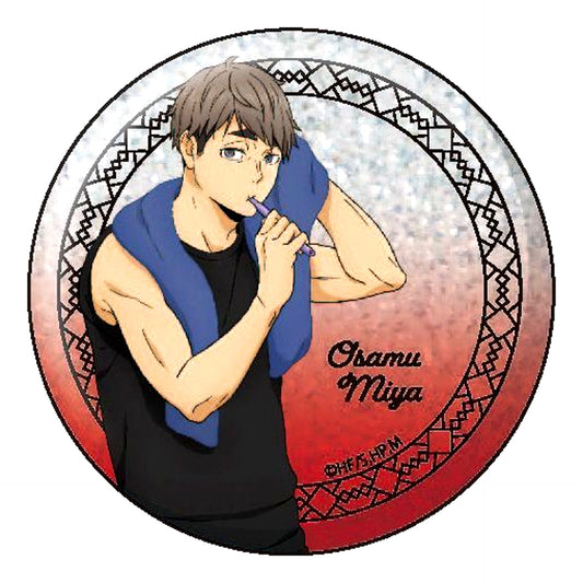Osamu Miya Glitter Haikyu!! Button Collection TO THE TOP [USED]