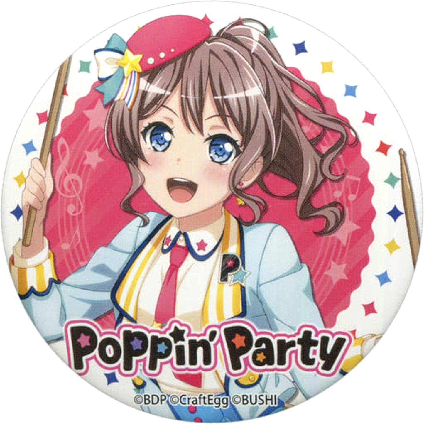 BanG Dream! Saya Yamabuki Trading Can Badge Vol.5 Nationwide Pop Up Store Tour 2020 in Loft Limited Buttons [USED]