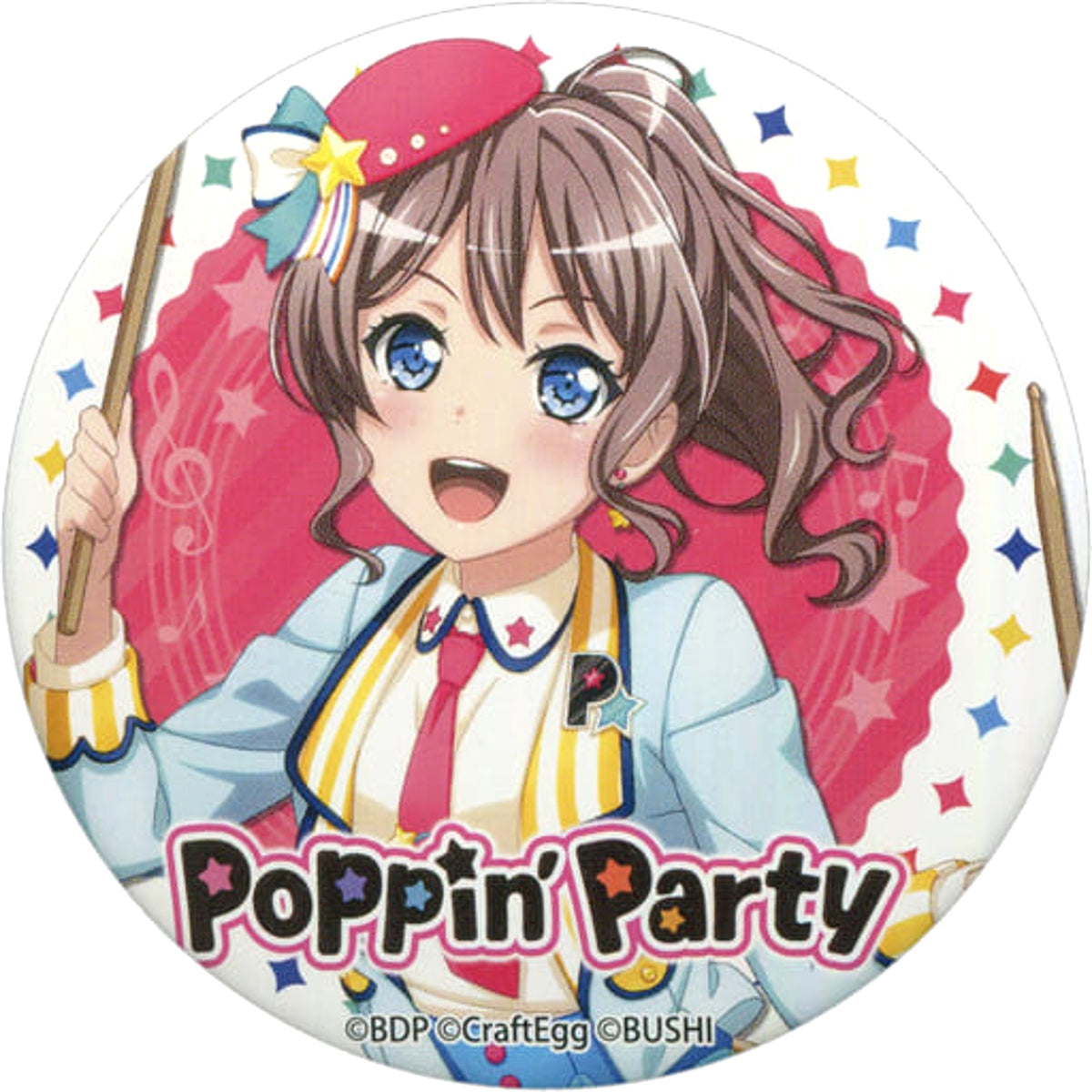 BanG Dream! Saya Yamabuki Trading Can Badge Vol.5 Nationwide Pop Up Store Tour 2020 in Loft Limited Buttons [USED]