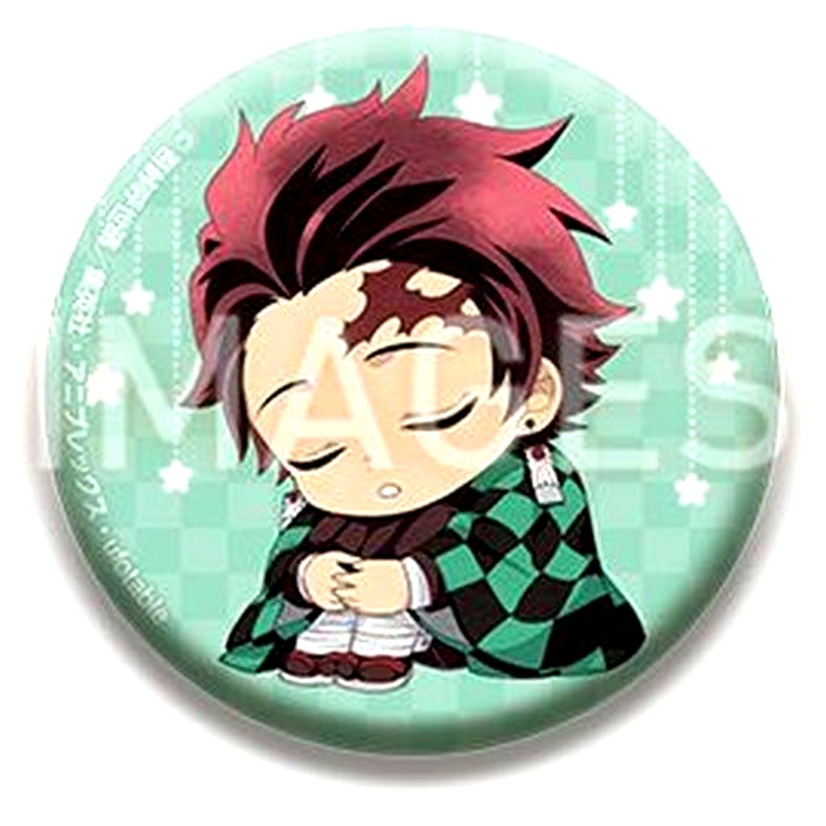 Tanjiro Kamado Demon Slayer: Kimetsu no Yaiba Washi Style Button [USED]