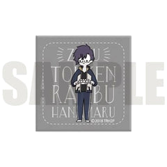 Zoku Touken Ranbu Hanamaru Akashikuniyuki PlayP-TC Leather Badge K Buttons [USED]