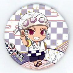 Demon Slayer: Kimetsu no Yaiba Tengen Uzui Can Badge Gokurakuyu Raku Spa Kyusoku Seyo! Tanjirotachi no Gokuraku na Kyujitsu Limited Buttons [USED]