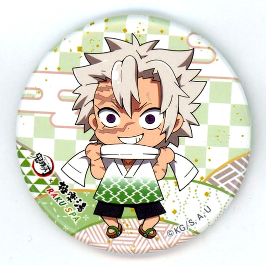 Sanemi Shinazugawa Demon Slayer: Kimetsu no Yaiba Button Gokurakuyu RAKU SPA Rest! Tanjiro's Blissful Holiday [USED]