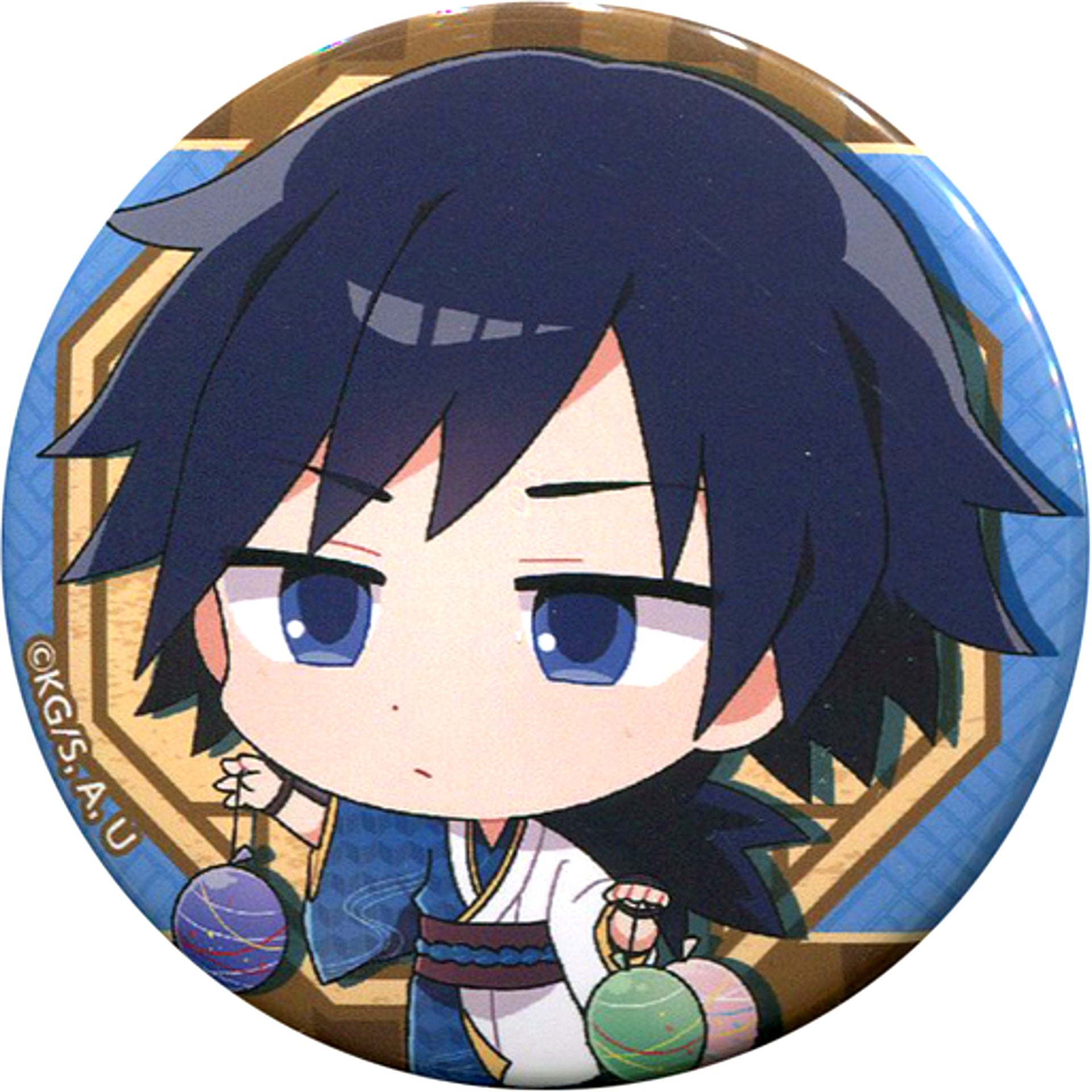 Giyu Tomioka Demon Slayer: Kimetsu no Yaiba SEGA Collaboration Cafe Deformed Button A [USED]