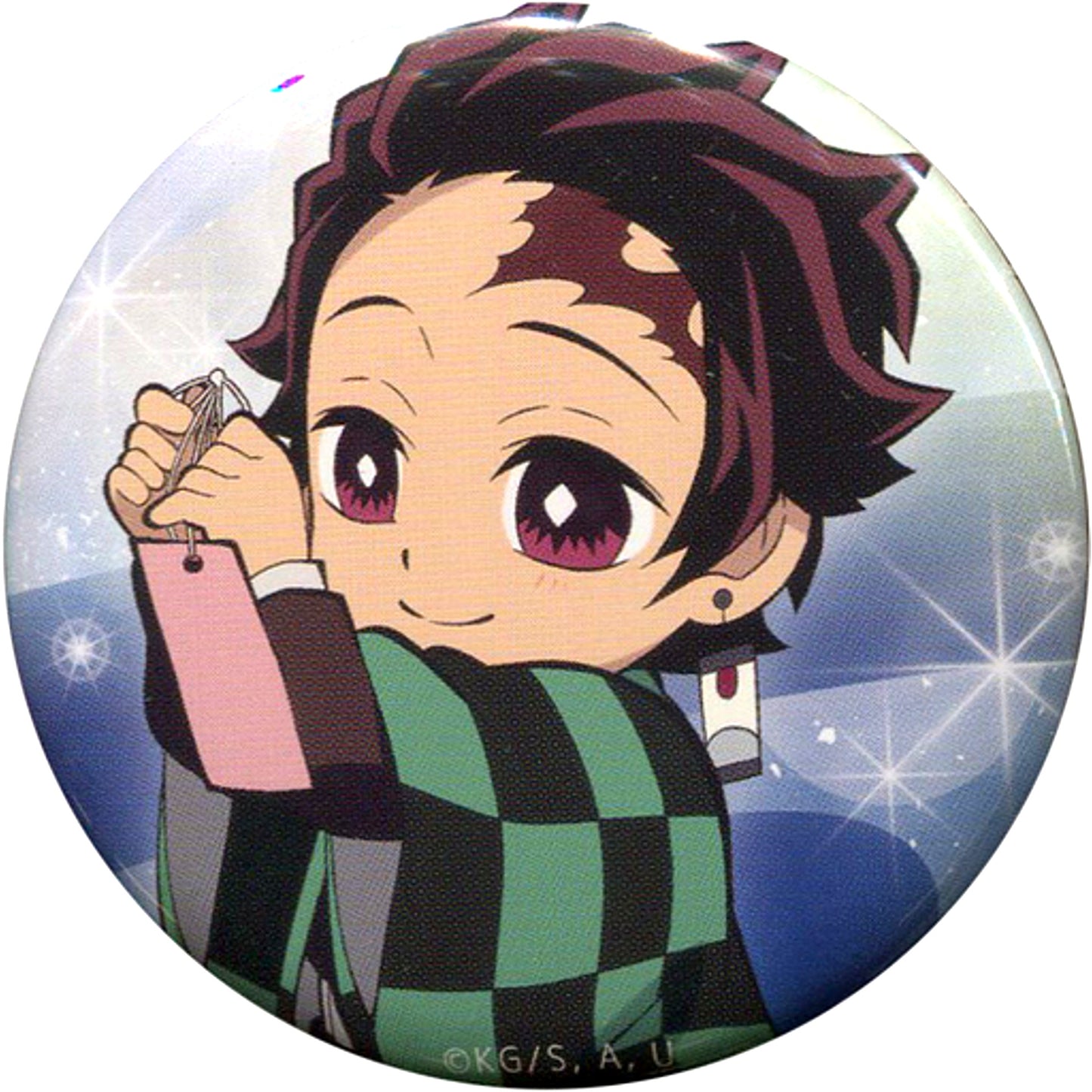 Tanjiro Kamado Normal Demon Slayer x ufotable cafe Tanabata Event Illustration SD 57mm Random Button [USED]