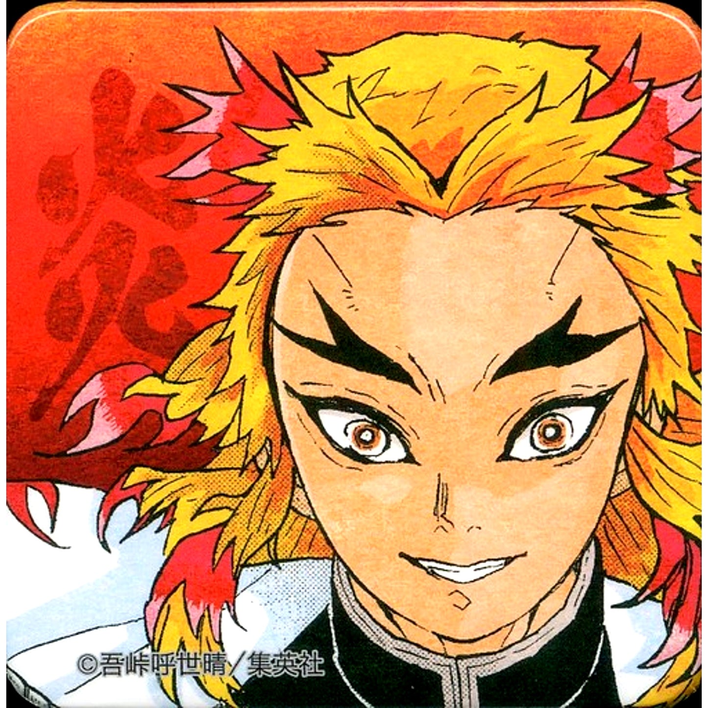 Kyojuro Rengoku Demon Slayer Square Button Collection Another Color Ver. Vol.1 [USED]