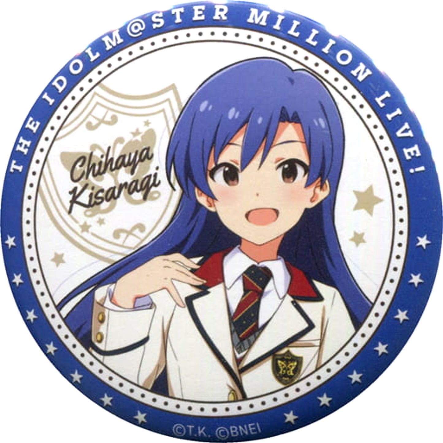 THE IDOLM@STER Million Live! Chihaya Kisaragi Trading Can Badge Uniform Series Ver.A Buttons [USED]
