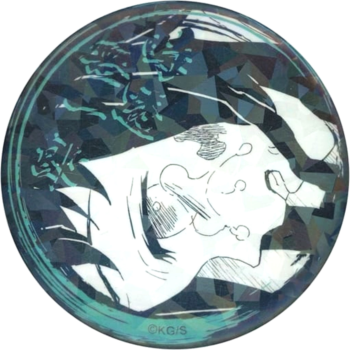 Demon Slayer: Kimetsu no Yaiba Muichirou Tokitou Tears Ver. All Star Can Badge Part 4 Jump Characters Store Limited Buttons [USED]