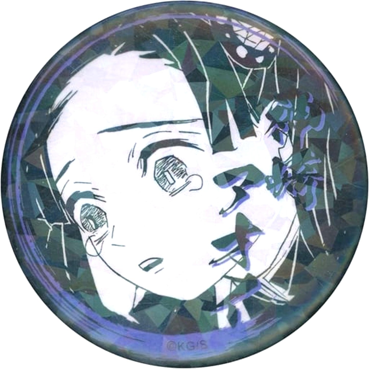 Aoi Kanzaki Demon Slayer All Star Button Vol.4 Tear Ver. Jump Characters Store Ltd [USED]