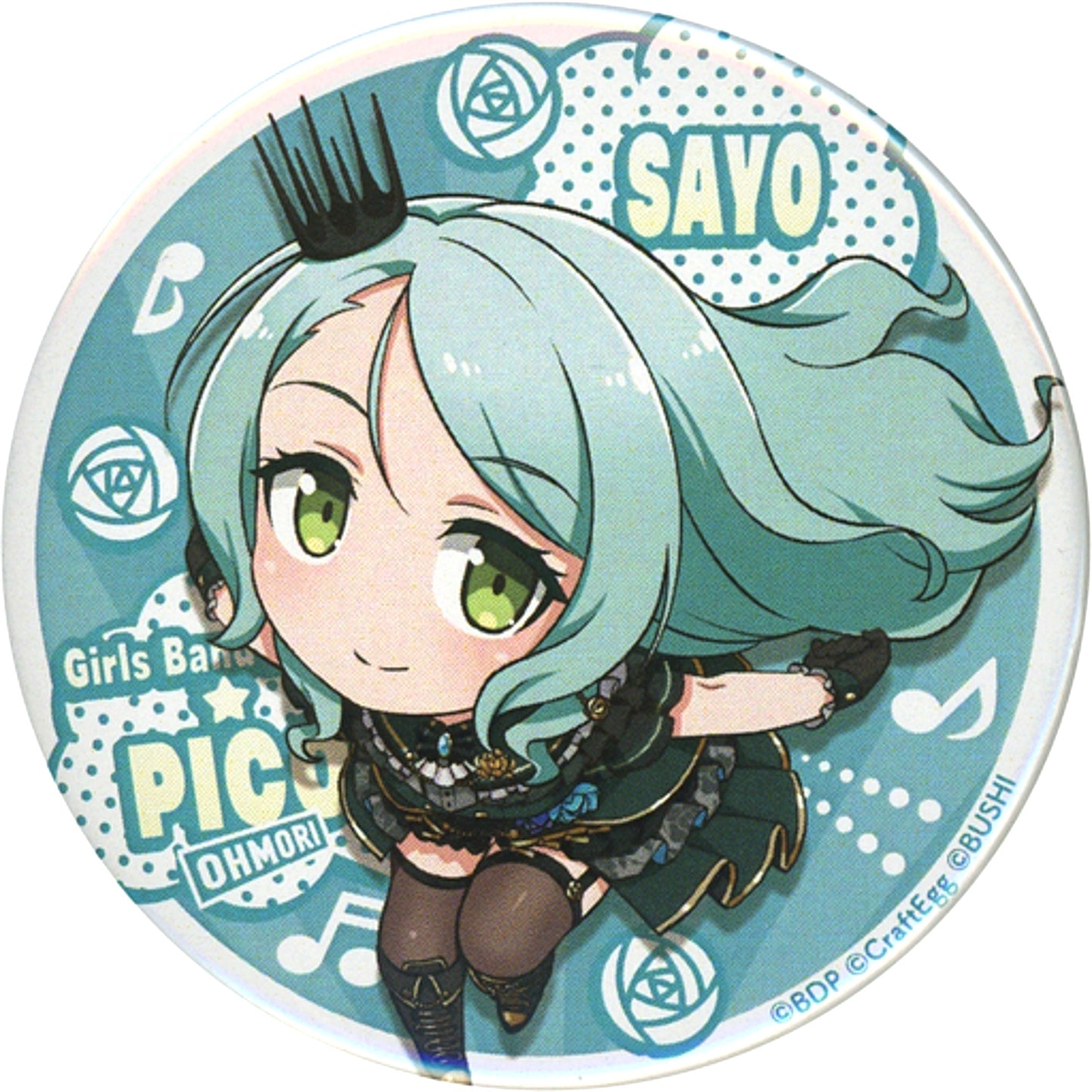 Sayo Hikawa BanG Dream! Garupa Pico Ohmori Trading Button Atre Akihabara x Bushiroad Goods [USED]